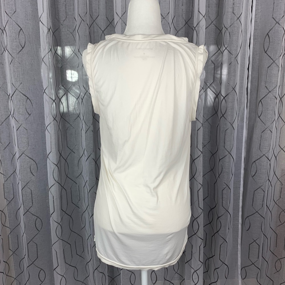 Banana Republic Factory Basic Ivory Top Medium - Picture 3 of 5